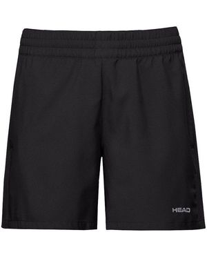 Head Shorts Tennishose Club (Uv-Schutz) Kurz Damen - Schwarz