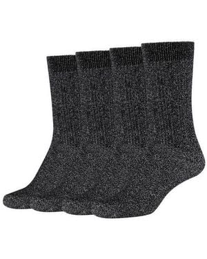 S.oliver Kurzsocken 4Er Pack - Schwarz