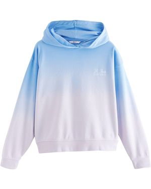 Next Kapuzenpullover Grafik-Hoodie mit Farbverlauf (1-tlg) - Blau