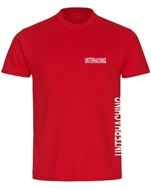 multifanshop T-Shirt Unterhaching - Rot