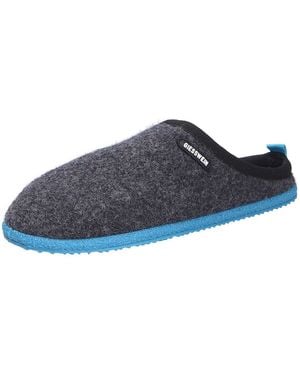 Giesswein Damen Hüttenschuhe Hausschuh - Blau