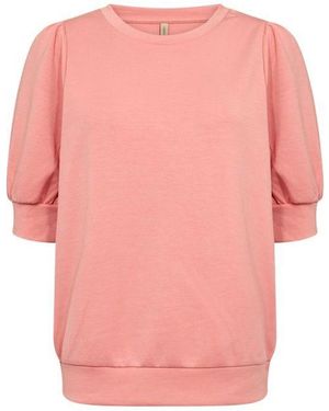 Soya Concept Kurzarmbluse - Pink