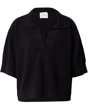 Sofie Schnoor Kurzarmpullover (1-tlg) Plain/ohne Details - Schwarz