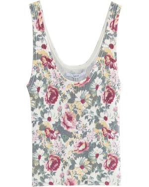 Next Ä Kombiteil Gestricktes Tank-Trägertop (1-tlg) - Grün