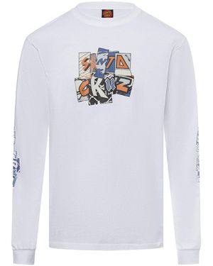 Santa Cruz Langarmshirt - Weiß