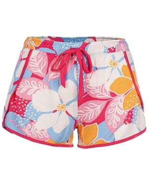 Pj Salvage Pyjamashorts Tropical Dreams sleepwear schlafmode schlafanzug - Pink