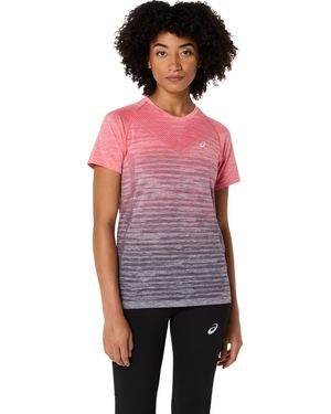 Asics T-Shirt SEAMLESS SS TOP - Lila