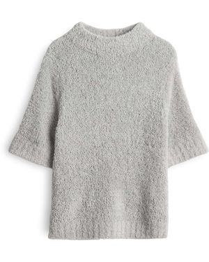 Opus 3/4 Arm-Pullover - Grau