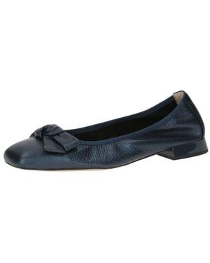 Caprice Cap Memotion Aus Leder Trapezabsatz 9-22105-42 Ballerina Cap Memotion - Blau