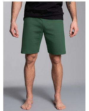 Trigema Bermudas Bermuda aus 100% Baumwolle (1-tlg) - Grün