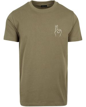 Mister Tee T-Shirt Easy Sign Tee (1-tlg) - Grün