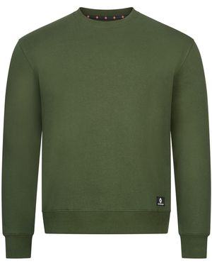 Höhenhorn Rundhalspullover Wallster Sweatshirt - Grün