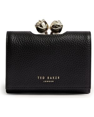 Ted Baker Geldbörse Roosa, Leder - Schwarz