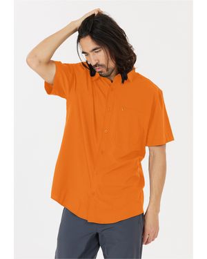 Whistles Outdoorhemd Jeromy (1-tlg) mit innovativer QUICK DRY-Technologie - Orange