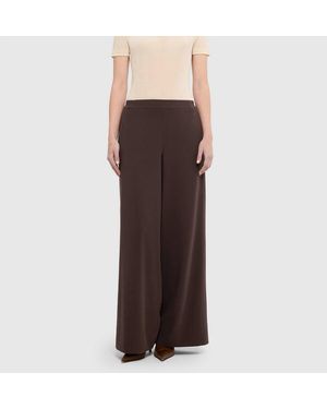 M·a·c Stretch-Hose Coralie Seitliche Eingrifftaschen Mit Reißverschluss - Braun