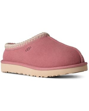UGG W Tasman Ii Slipper Homeslipper, Schlupfschuh, Clog Mit Textilband Verziert - Schwarz