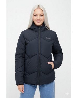 Bench Steppjacke Kriya Leichte Winterjacke Mit Hoher Wärmeleistung Und Zick Zack Steppung - Blau