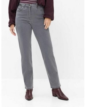 RAPHAELA by BRAX 5-Pocket-Jeans Style Corry Denim: Five-Pocket Im Comfort Plus Fit - Grau