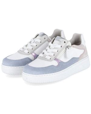 Gabor Sneaker Low 86.408.54 Damen Leder Schnürschuh - Schwarz