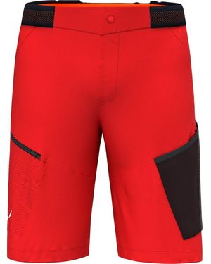Salewa Outdoorhose Pedroc Cargo Wandershorts - Rot