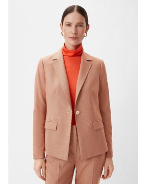 Comma, Jackenblazer Indoor- Blazer aus Viskosemix - Pink