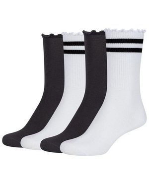 Tamaris Socken 4Er Pack - Weiß