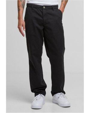 Urban Classics Stoffhose Basic Chino - Schwarz