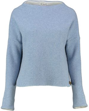 Stapf Strickpullover Pullover hellblau