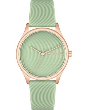 Lacoste Quarzuhr FALDA 2001354, Armbanduhr, uhr, Mineralglas, analog, Silikonarmband - Grün
