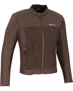 Segura Motorradjacke Oskar Motorrad Textiljacke protektoren herausnehmbares - Braun