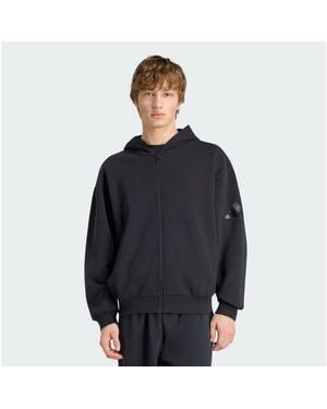 adidas Funktionsjacke Soft Lux Kapuzenjacke (1-St) - Schwarz