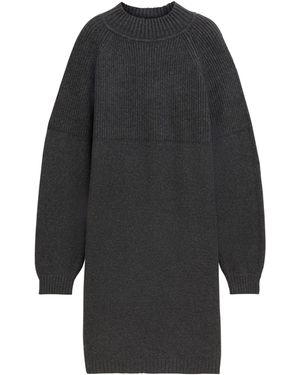 Tom Tailor Strickkleid knit mock neck dress - Schwarz