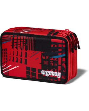 ergobag Federmä Maxi Mäppchen, (41-tlg), mit Stiften befüllt - Rot