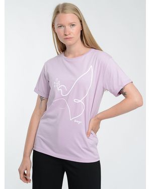 Maze T-Shirt 42021217 - Lila