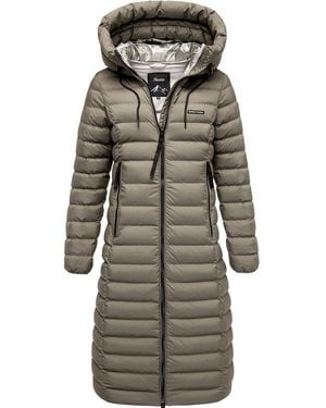 REPUBLIX Winterjacke Elora Damen Gefütterte Winter Jacke Mantel Parka Mit Großer Kapuze - Grau
