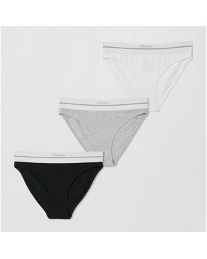 Ellesse Slip Solofra Brief (Packung, 3-St) 3Er Packung - Schwarz