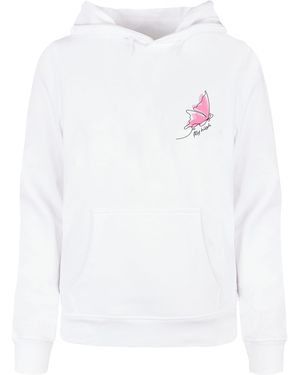 Merchcode Kapuzenpullover Ladies Fly High Basic Hoody (1-tlg) - Weiß