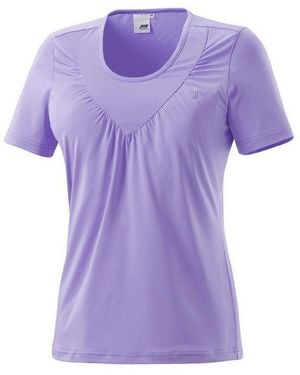 JOY sportswear Kurzarmshirt Joy Damen T-Shirt Assina Angenehmer, Glatter Stoff - Lila