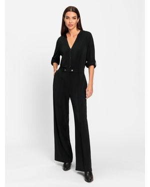 heine Jumpsuit Overall Innenbeinlänge ca. 77 cm - Blau