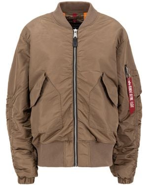 Alpha Industries Bomberjacke - Braun