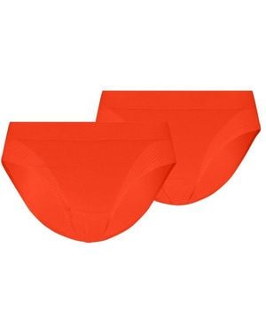 PUMA Slip 3D Knit Sport Briefs 2P (2Er Pack) Nahtlose Ränder Für Eine Unsichtbare Passform - Rot