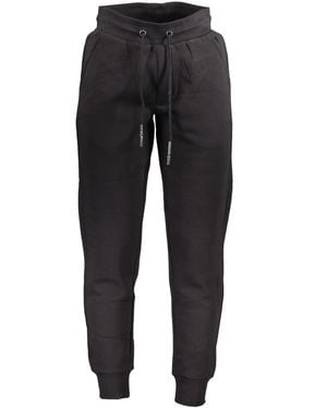 U.S. Grand Polo 5-Pocket-Hose Schwarze -Sporthose mit Kordelzug und Stickerei – 3 Taschen