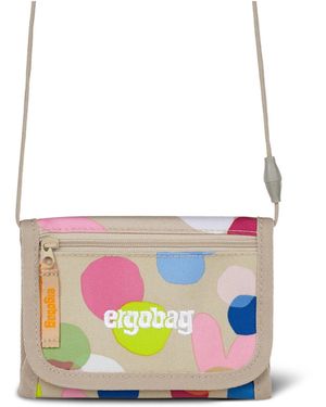 ergobag Geldbörse Brustbeutel (Portemonnaie), Schlaufe zum Umhängen - Weiß