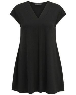 Doris Streich Tunika Aus Heavy Jersey - Schwarz
