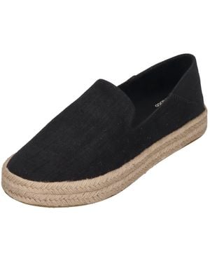 TOMS Carolina Espadrille Heavy Twill - Schwarz