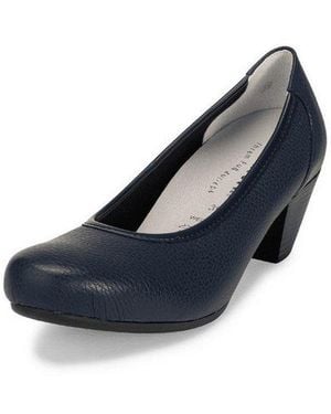 Vitaform Damen Pumps Hirschleder Pumps - Blau