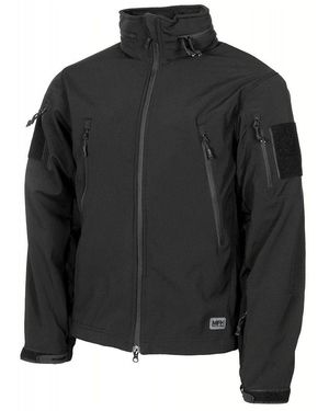 MFH Outdoorjacke Soft Shell Jacke, "Scorpion", schwarz