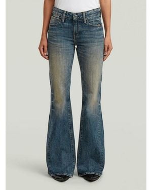 G-Star 5-Pocket-Jeans Stevey Flare Jeans - Blau