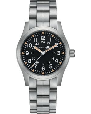 Hamilton Khaki Field Automatikuhr, 80h Gangreserve - Grau