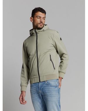 No Excess Kurzjacke Jacke mit kapuze - Grün
